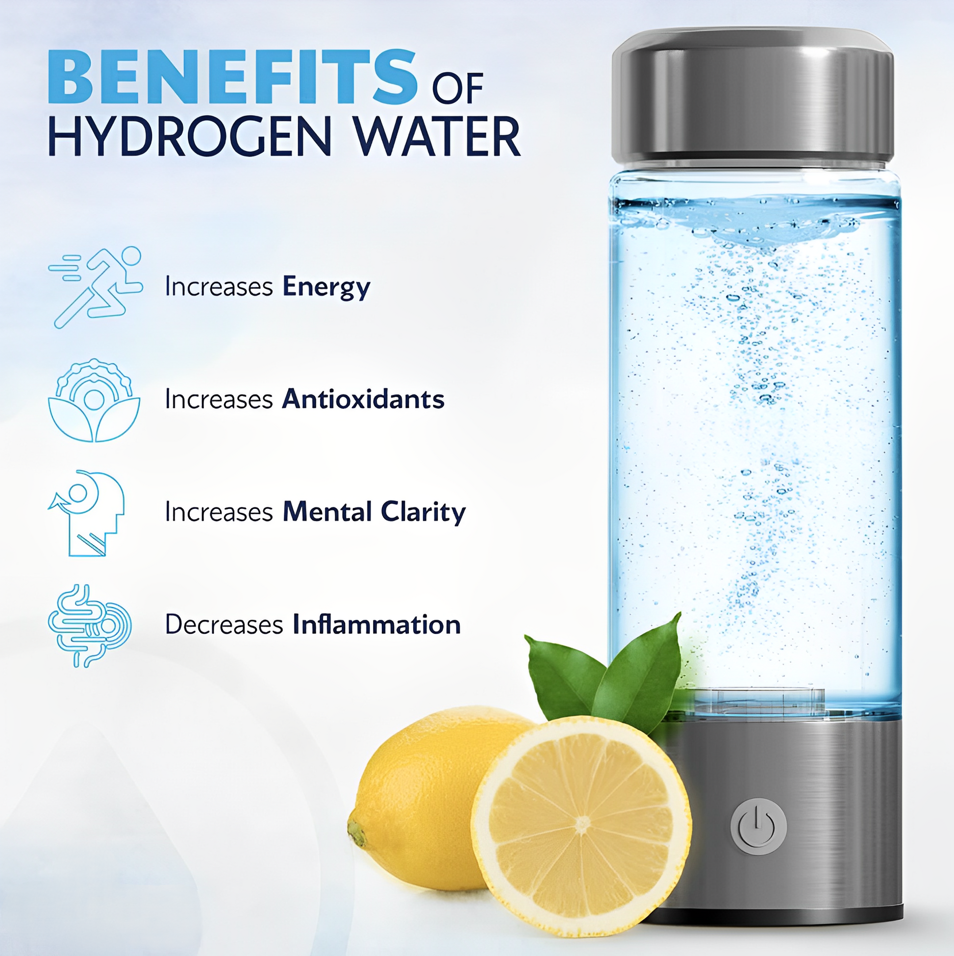 AquaHero™- Hydrogen Water Bottle